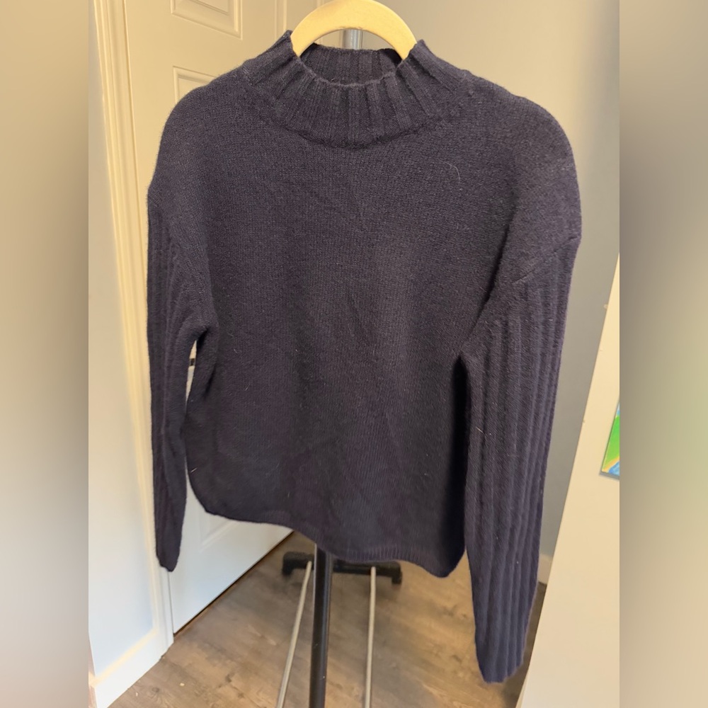 Thakoon XS Navy Wool Sweater